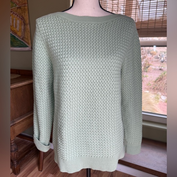 L.L. Bean Sweaters - L.L. Bean Basketweave Boatneck Sweater
